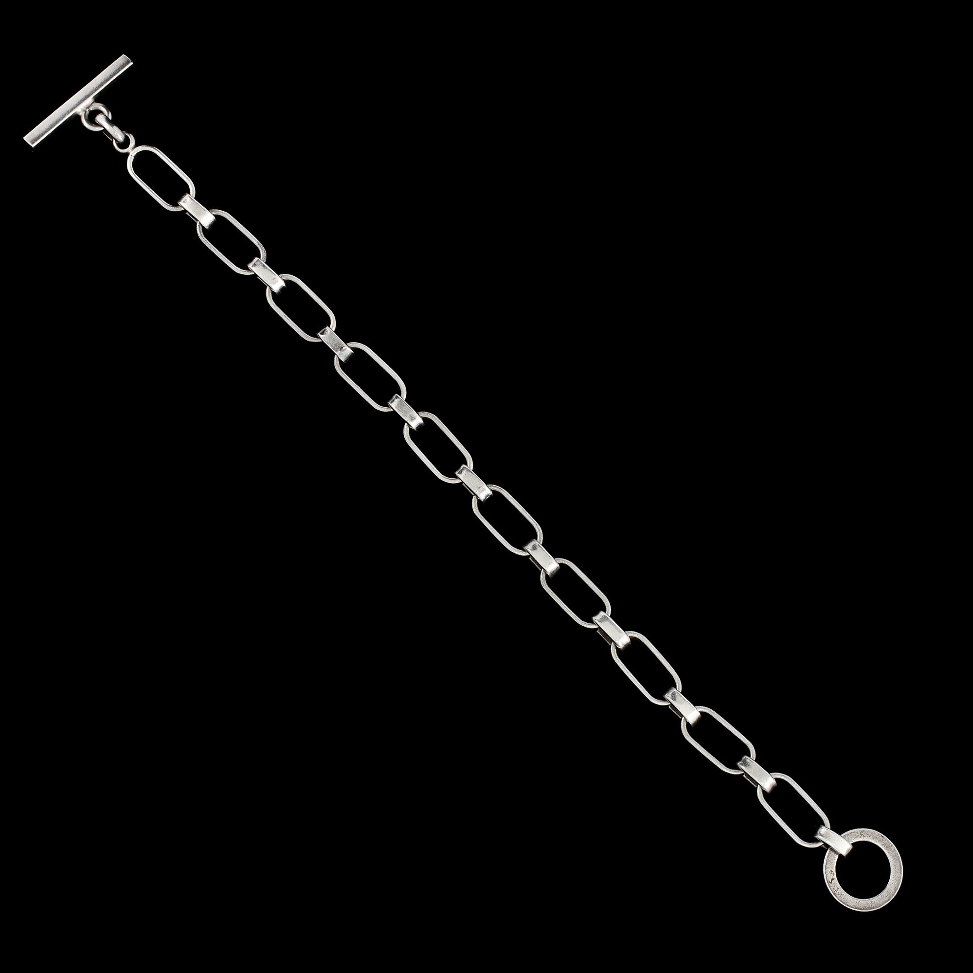 ARMLÄNK, silver. Vikt 32,0 g.