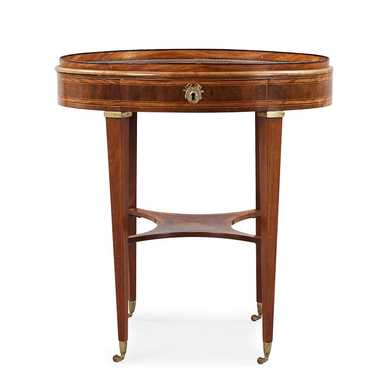 A Gustavian table signed by Georg Haupt, master 1770.