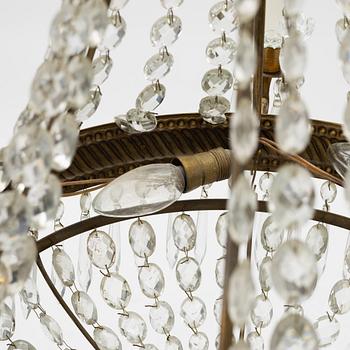 Ljuskrona, empirestil, 1900-talets första hälft.