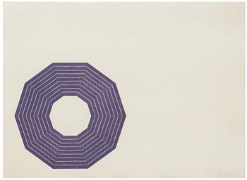 389. Frank Stella, "D" ur "Purple Series".