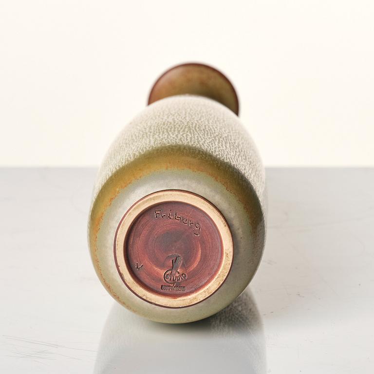 Berndt Friberg, a stoneware vase, Gustavsberg studio, Sweden 1952.