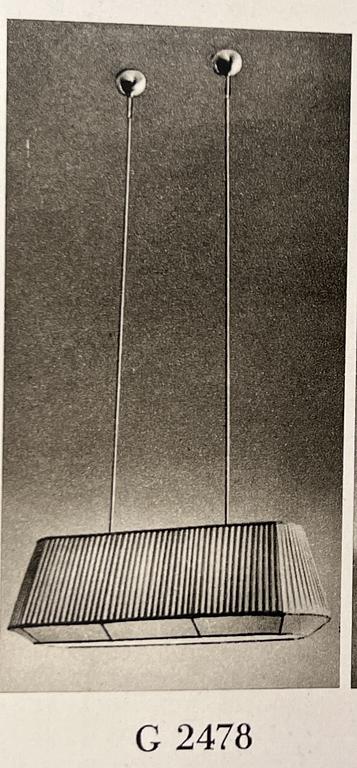 Josef Frank, a rare ceiling lamp model "G 2145", Firma Svenskt Tenn, 1950s.