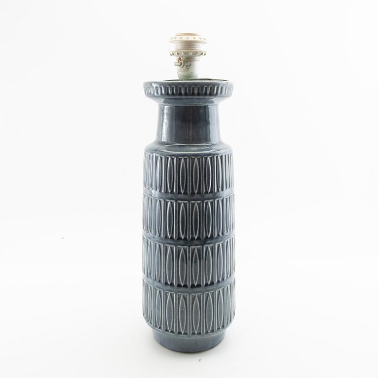 Table lamp Scheurich Germany mid-20th century glazed stoneware.