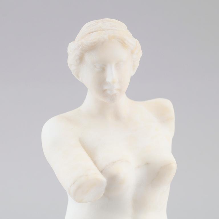 SKULPTUR, alabaster, 1900-talets andra hälft.