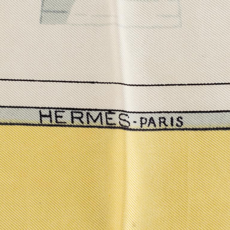 SCARF, Hermès, "Les Ponts de Paris" issued 1952.