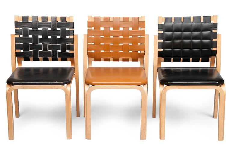 Alvar Aalto, THREE CHAIRS, NR 612.