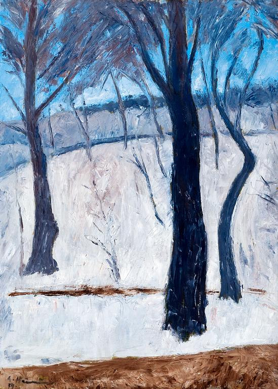 Aarre Heinonen, WINTER LANDSCAPE.