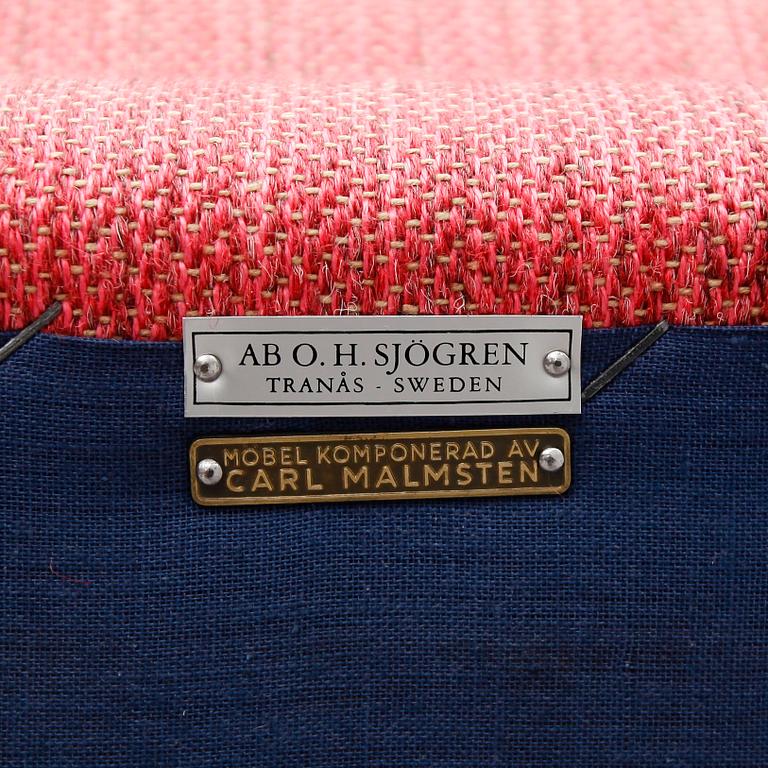 SOFFA, Carl Malmsten, AB O.H Sjögren, Tranås, 1900-talets andra hälft.