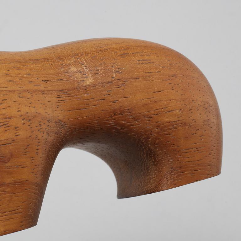 A figurine in teak, designed by Arne Tjomsland for Hiorth og Østlyngen, approx 1955.