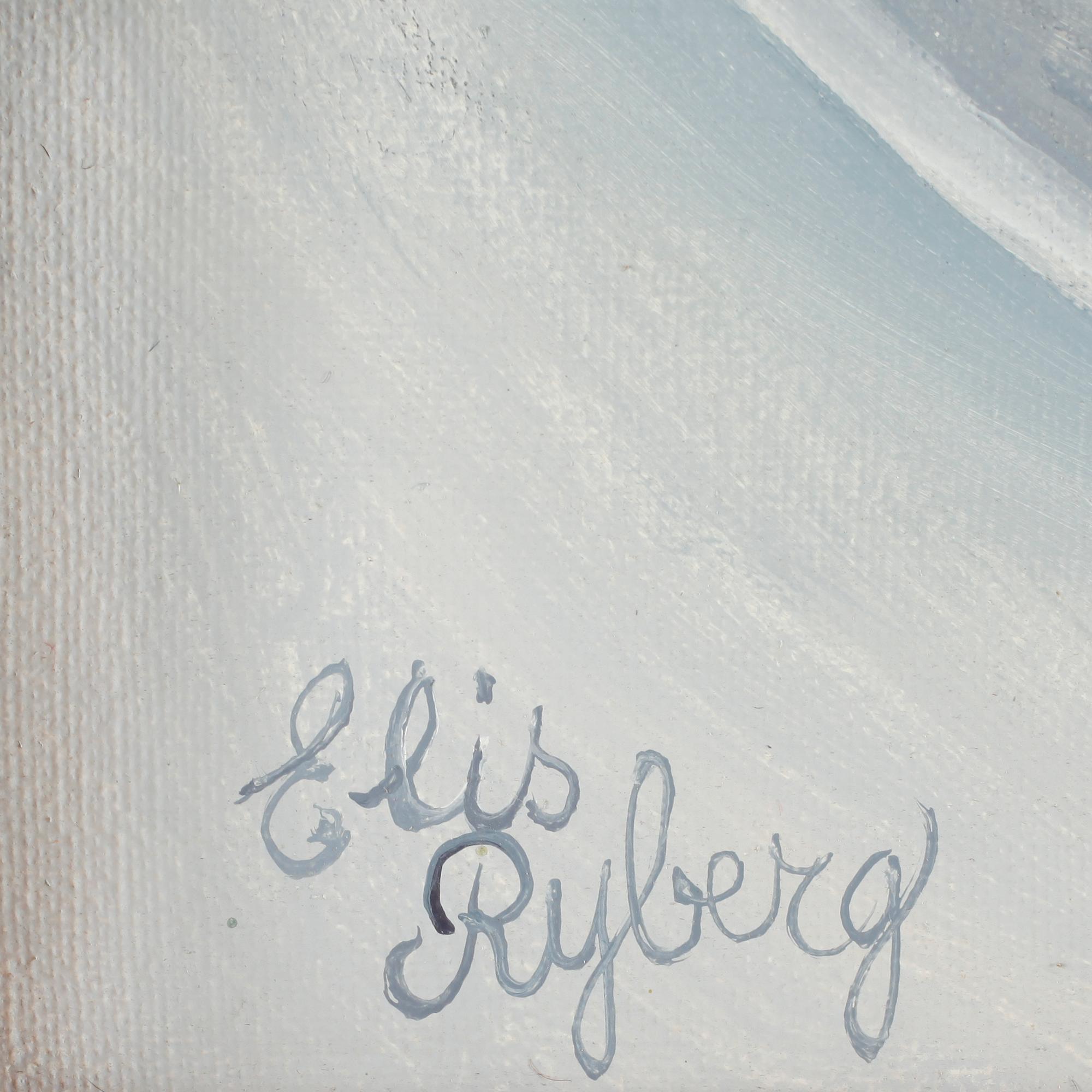 ELIS RYBERG, olja på duk. Sign.