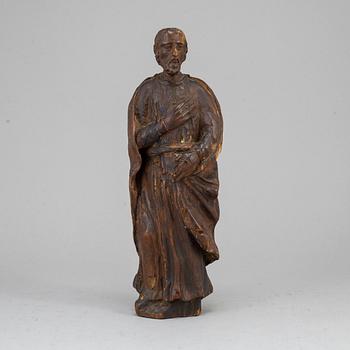 SCULPTURE, wood, 18th Century.