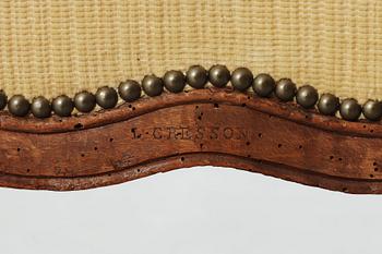 KARMSTOL, Louis Cresson, Louis XV, Frankrike, 1750-tal.