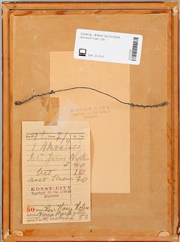 JENNY NYSTRÖM, akvarell, sign.