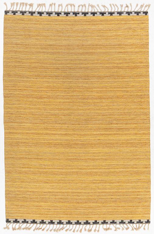 Rakel Carlander, attributed to, a flat weave rug, c. 240 x 165 cm.