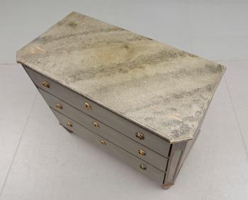 BYRÅ, gustaviansk stil, 1800-tal.