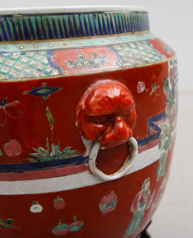 URNA, porslin, Kina, 1900-/2000-tal.