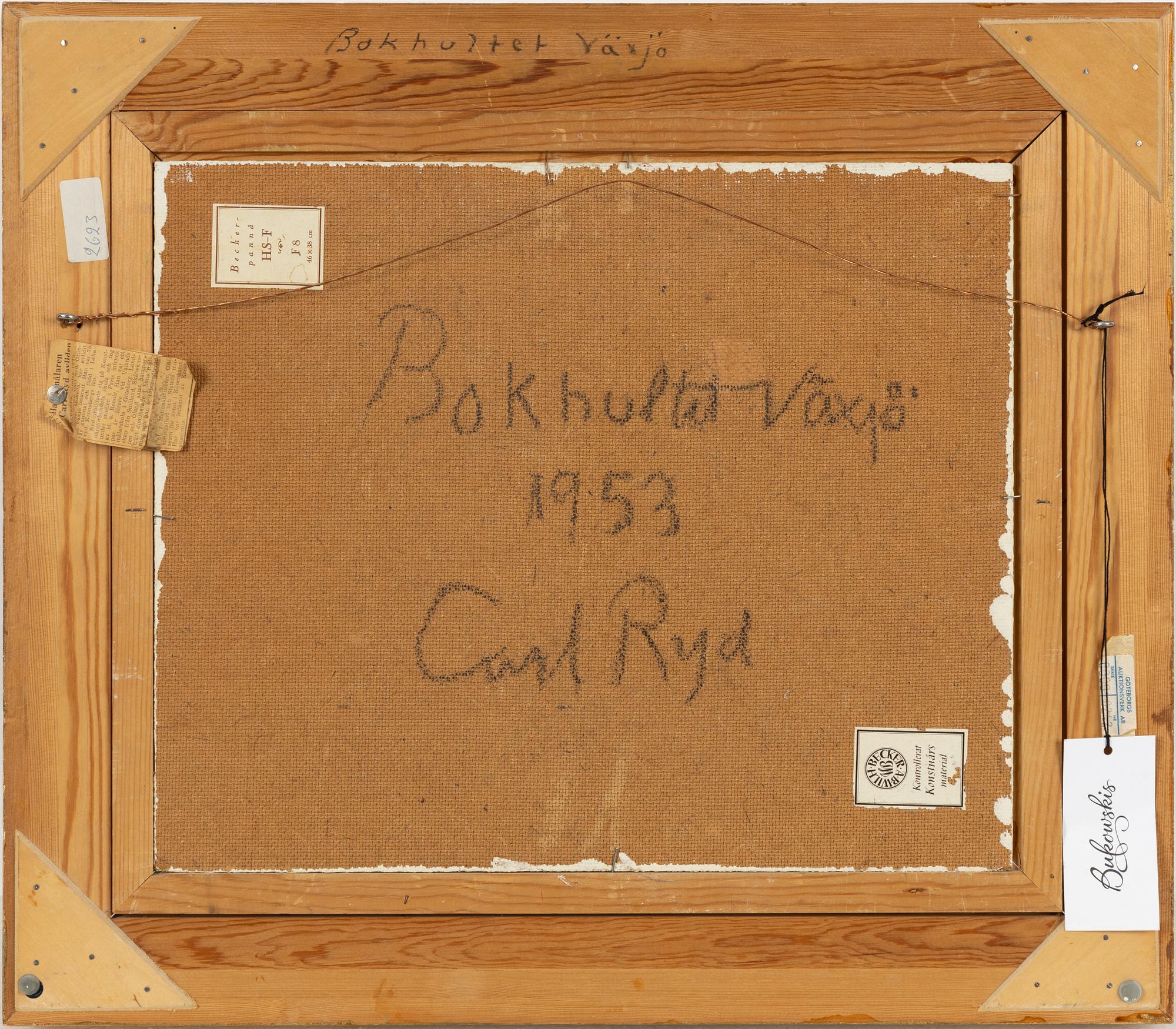 Carl Ryd, "Bokhultet, Växjö".