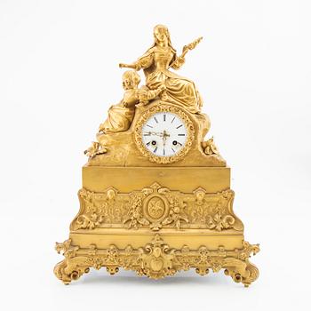 Table pendulum clock, late 19th century.