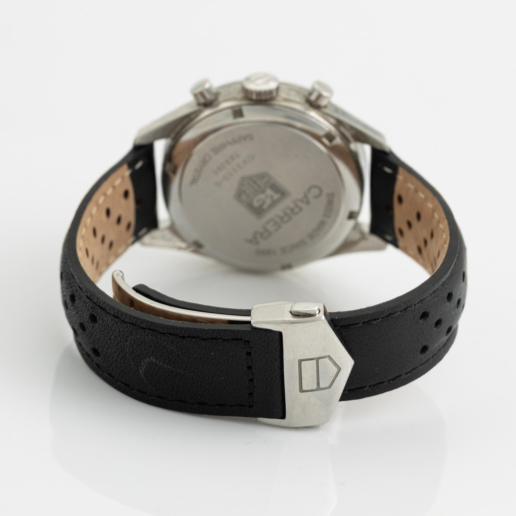 Tag Heuer, Carrera, armbandsur, kronograf, 39 mm.