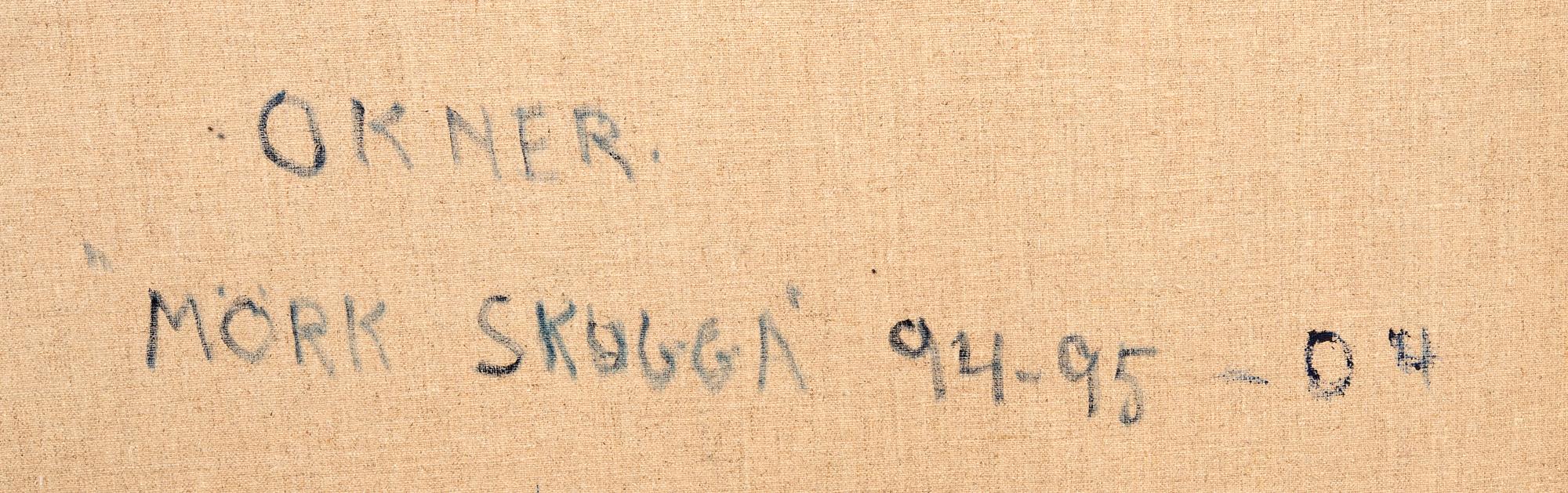 Gunnar Okner, "Mörk skugga".