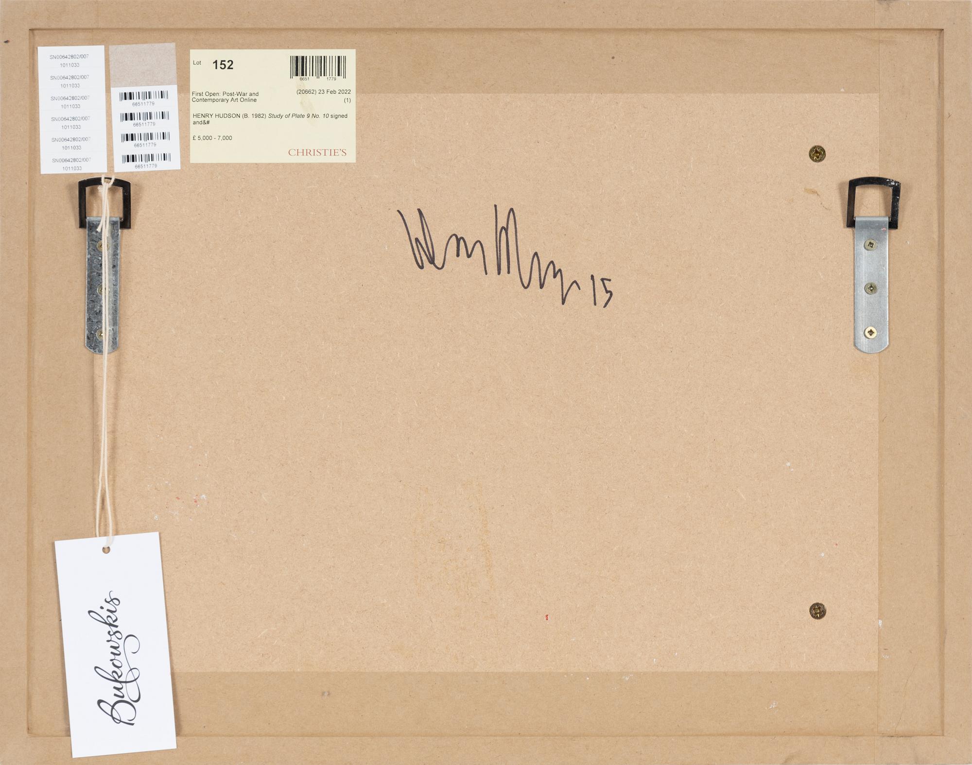 Henry Hudson, mixed media, signed verso and dated 15.