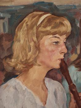Lotte Laserstein, Girls making music.