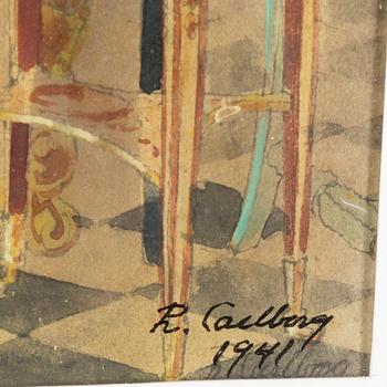 RUDOLF CARLBORG, Watercolour, signed R. Carlborg and dated 1941.