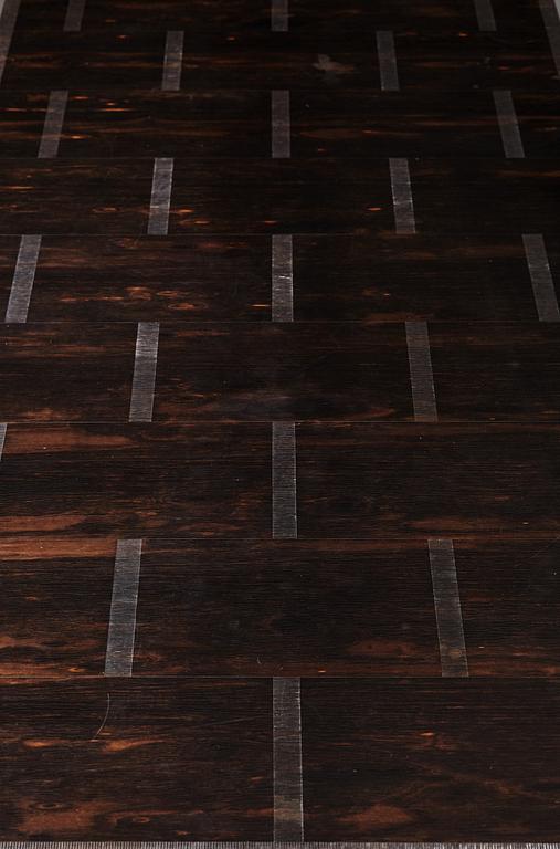 Hjalmar Jackson, A Hjalmar Jackson ebony and pearwood desk/library table, Stockholm ca 1934.
