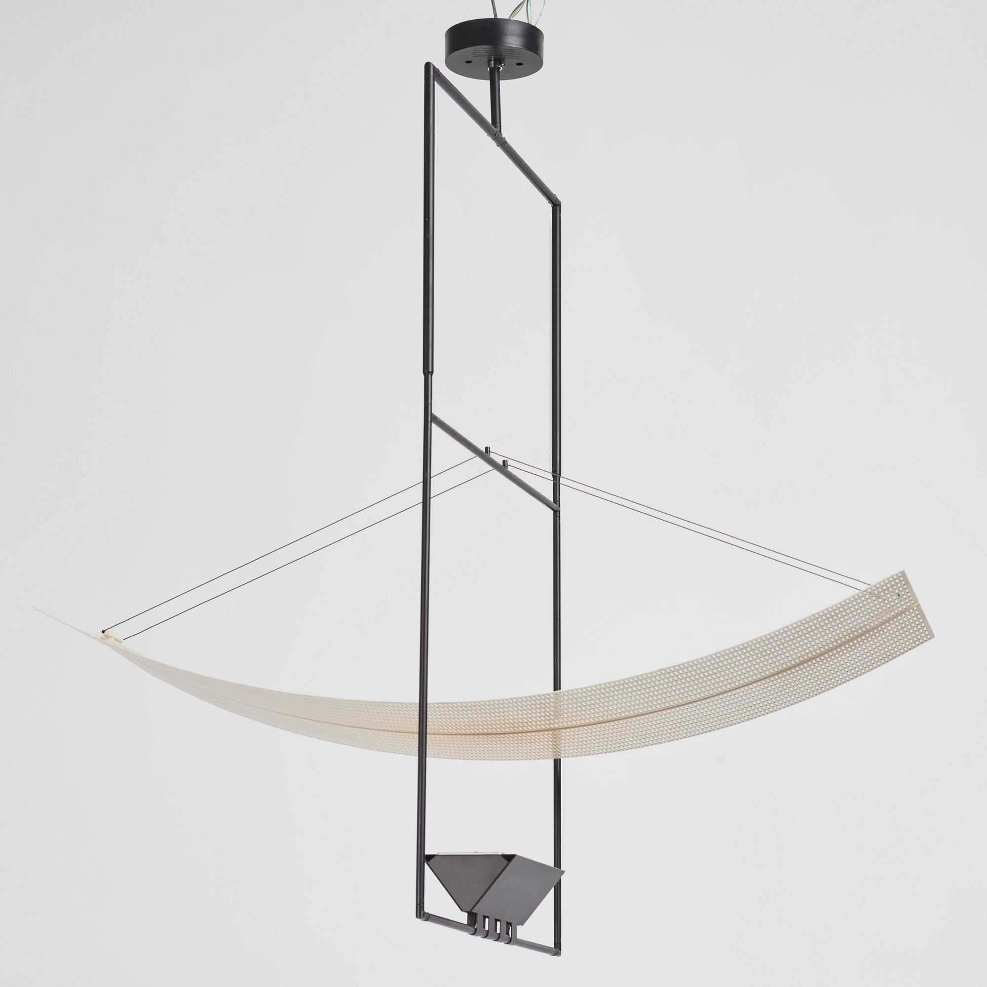 Mario Botta, a ”Zefiro” ceiling lamp, Artemide, Italy, 1980s.