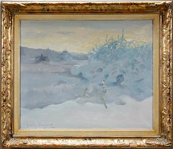 HENNING HOUGAARD, olja på duk, sign.