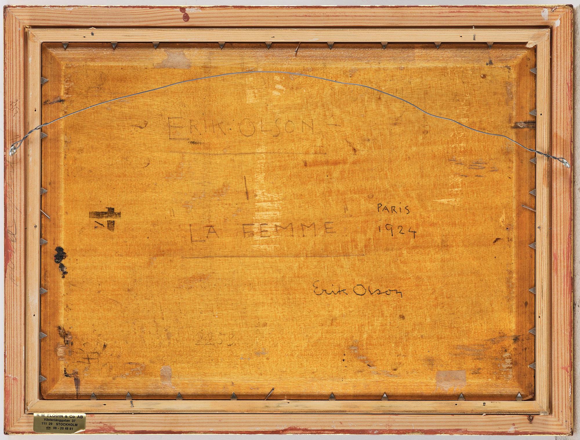 Erik Olson, "La femme".