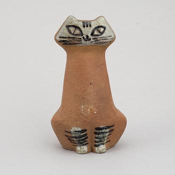 Two Swedish stoneware pieces, including a figurine by Lisa Larson, second half of the 20th Century.