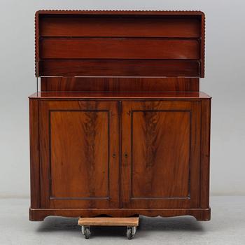 A mahogany cupboard, second half of the 19th century.