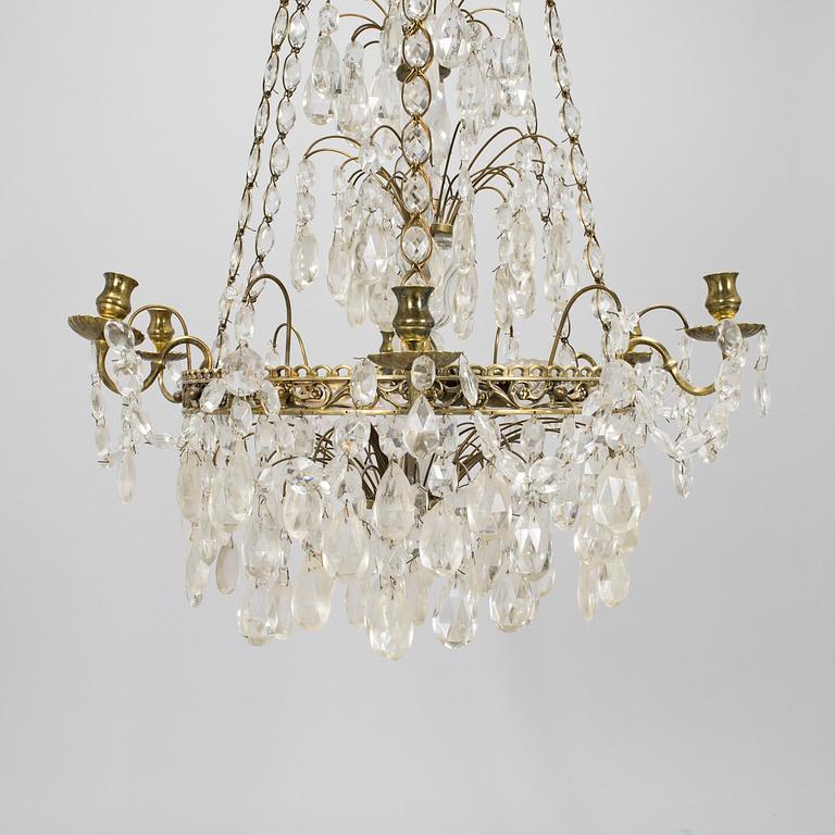 An early 20th century chandelier.