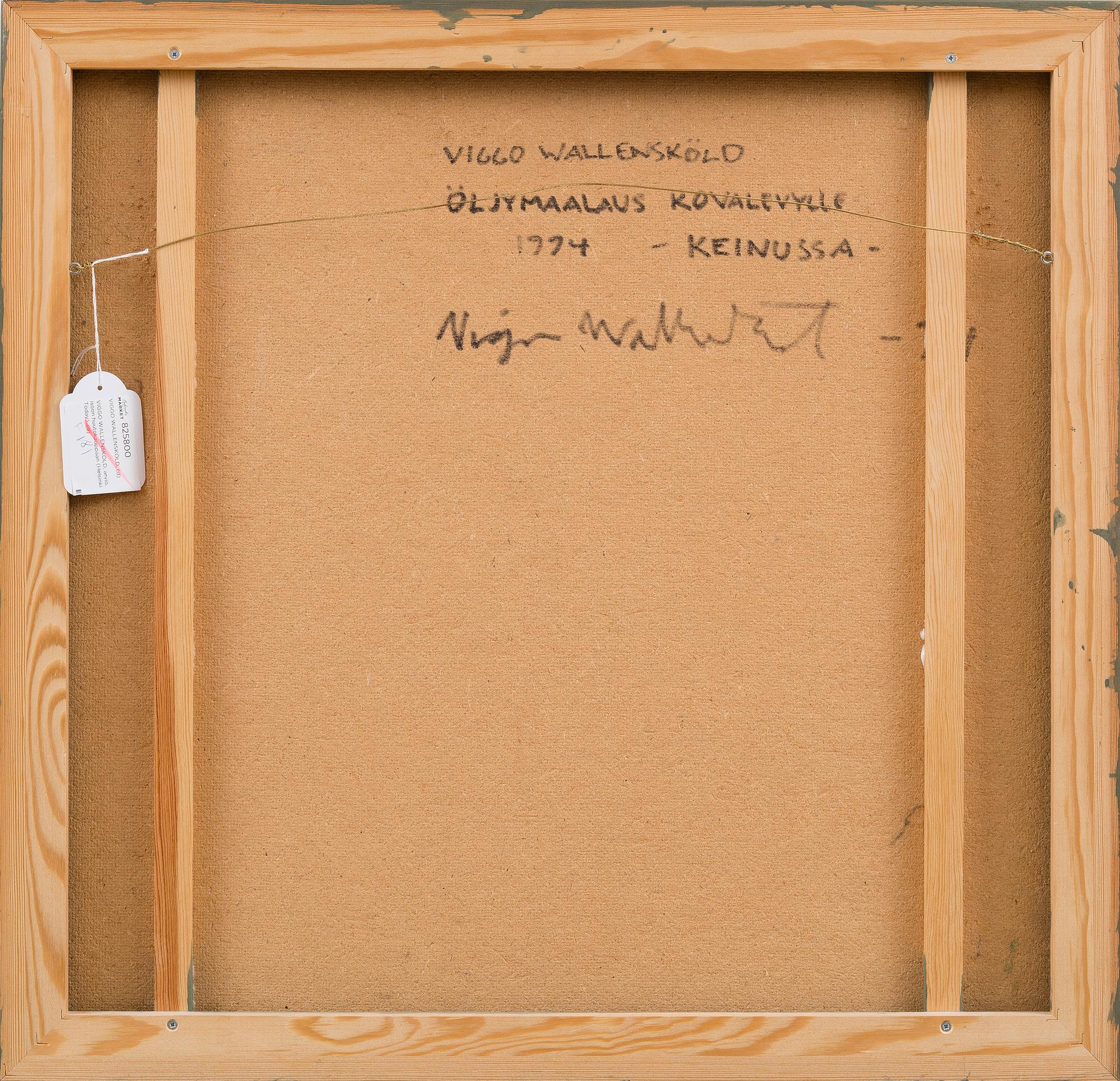 VIGGO WALLENSKÖLD, "I GUNGAN".