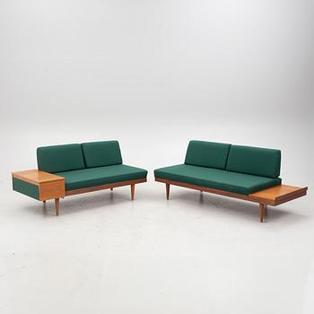Haldor Vik & Ingmar Relling, daybed/module sofa, 2 pcs, "Svane", from the Svane series, Ekornes Fabrikker A/S, Norway.