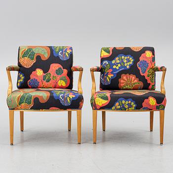 Josef Frank, fåtöljer, ett par, modell 969, Firma Svenskt Tenn, efter 1985.