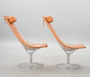 FÅTÖLJER, ett par, "Jetson", Bruno Mathsson, 2008.