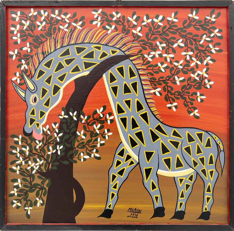 Mariin, s.k. Tinga-Tinga målning, 1978.