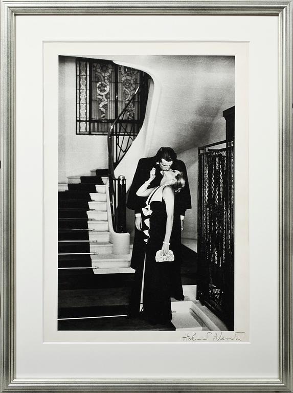 HELMUT NEWTON, offsetlitografi, Paris 1975, sign.