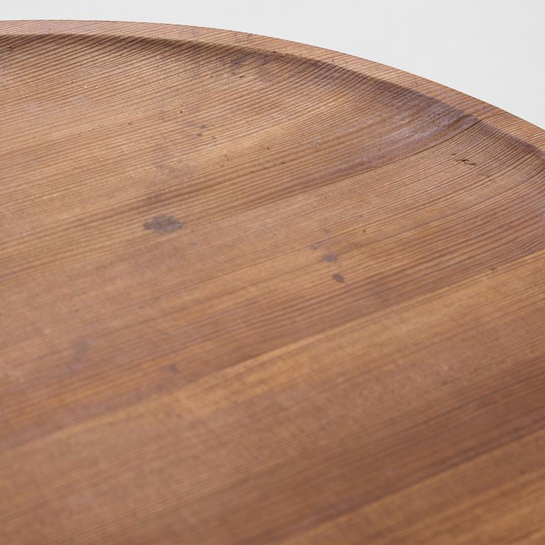 Axel Einar Hjorth, a stained pine 'Utö' table, Nordiska Kompaniet, Sweden 1930s.