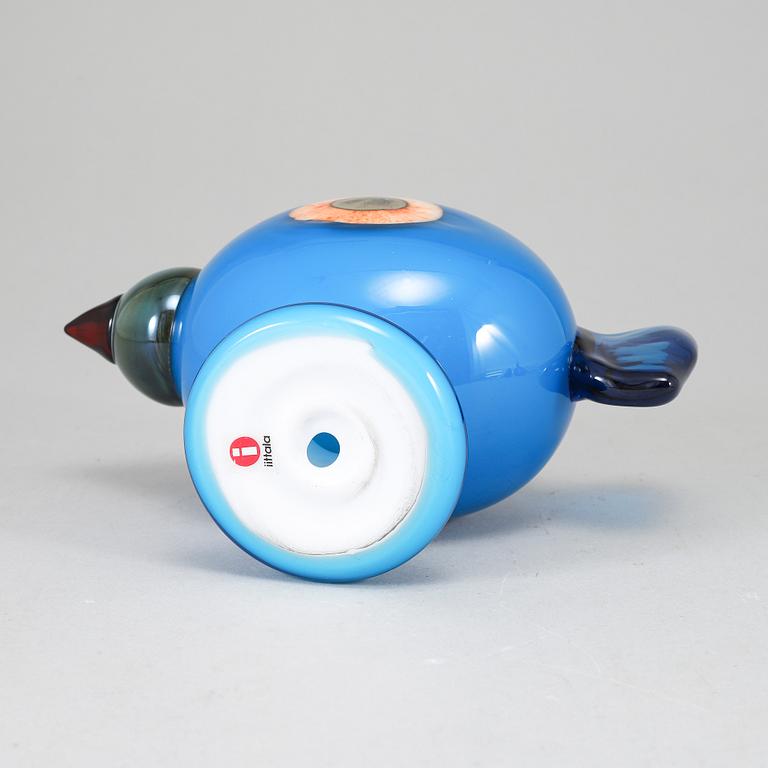 OIVA TOIKKA, glasfågel, Turkey Fowl (Turkinkana) signerad O. Toikka Nuutajärvi, 2005.