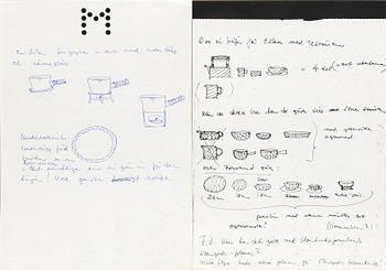 Signe Persson-Melin, skisser 6 st.