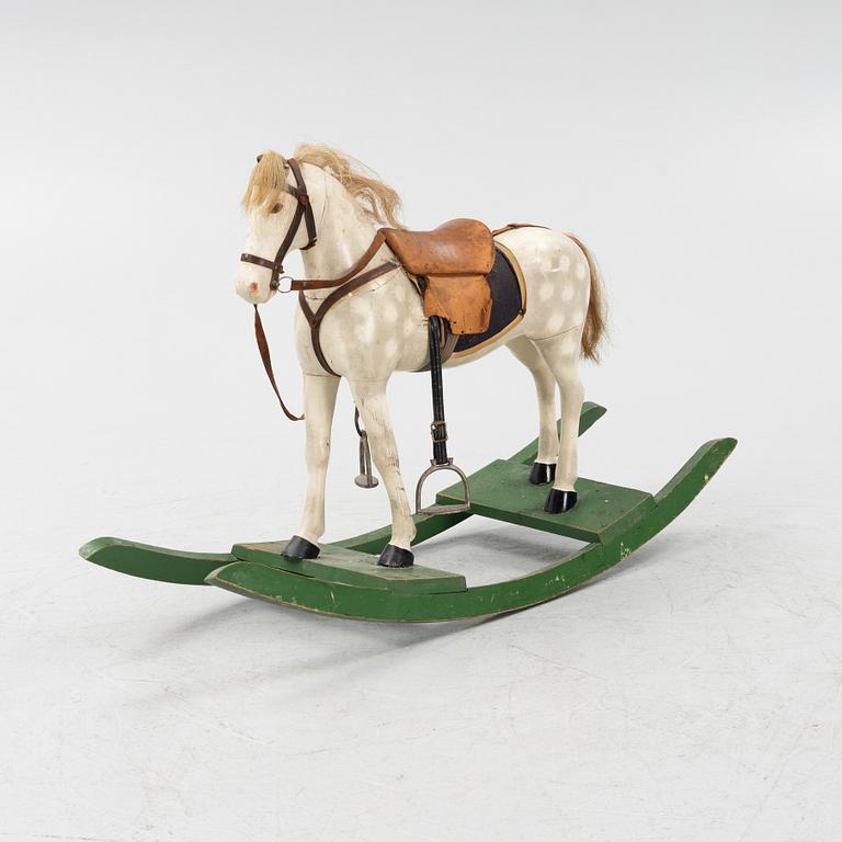 A rocking horse, early 20th Century.