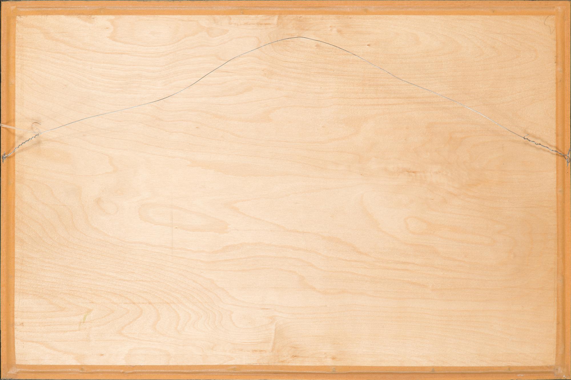 Birger Kaipiainen, drawing, ink on plywood, signed and dated -46.