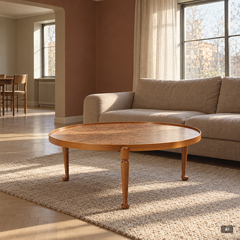 Josef Frank, Coffee table, model 2139, Firma Svenskt Tenn, after 1985.