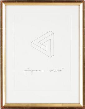 OSCAR REUTERSVÄRD, tuschteckningar 2 st. Sign.