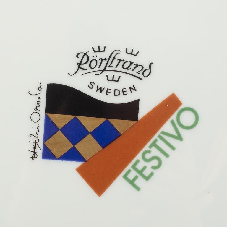 Heikki Orvola, servis, 33 delar, "Festivo", fältspatporslin, Rörstrand.