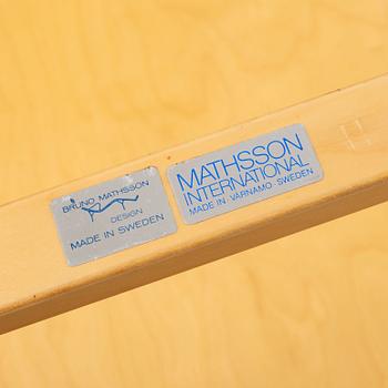 Bruno Mathsson, a 'Maria Flap' folding table, Mathsson International, Värnamo.
