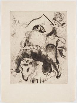 MARC CHAGALL, 21 st etsningar ur upplagan om 50 exemplar på Japan-papper, 1923-1948, (publicerad av Teriade, Paris 1948).